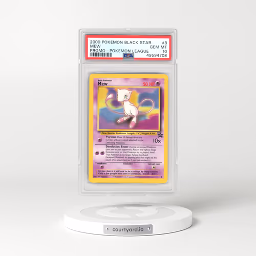 1999 Black Star Promos #8 Mew - Pokémon League (PSA 10 GEM MINT)