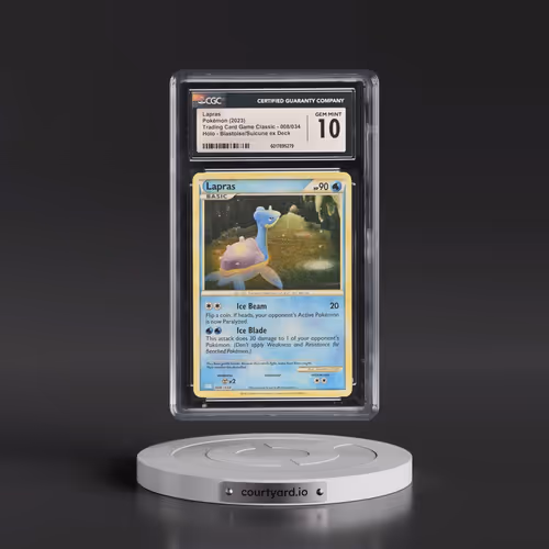 2023 Trading Card Game Classic - CLV, CLC, CLB #008/034 Lapras - Blastoise & Suicune ex Deck - C