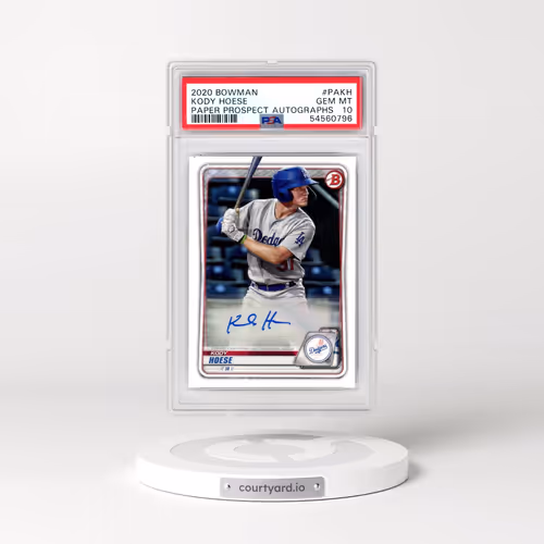 2020 Bowman Paper Prospect Autographs #PAKH Kody Hoese (PSA 10 GEM MINT)