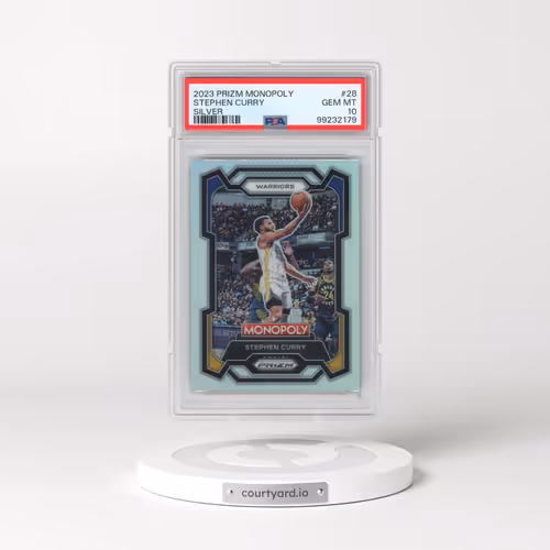 2023 Panini Prizm Monopoly #28 Stephen Curry - Silver (PSA 10 GEM MINT)