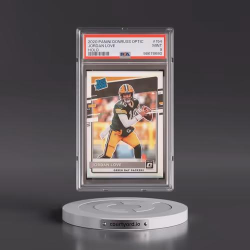 2020 Panini Donruss Optic #154 Jordan Love - Holo (PSA 9 MINT)