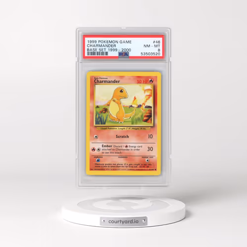 1999 Pokémon Game #46 Charmander - Base Set 1999-2000 (PSA 8 NM-MT)