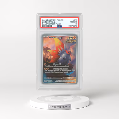 2023 Pokémon Par EN-Paradox Rift #203 Slither Wing - Illustration Rare (PSA 10 GEM MINT)