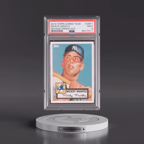 2010 Topps Cards Your Mother Threw Out #CMT1 Mickey Mantle (PSA 9 MINT)
