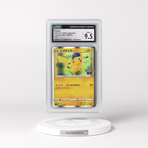 2022 Pokémon GO #028/071 Pikachu - Holo (CGC 9.5 MINT+)