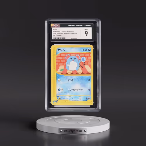 2002 The Town on No Map #024/092 Marill - 1st Edition (CGC 9 MINT)