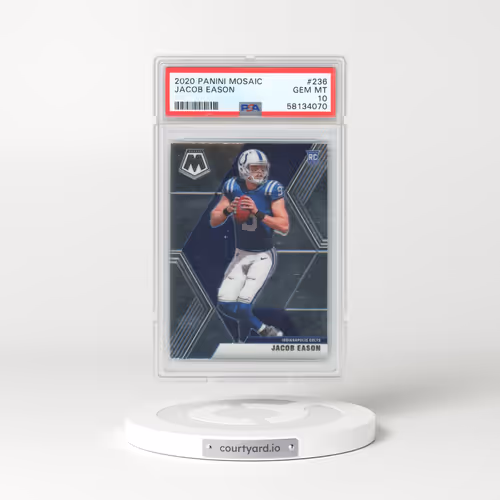 2020 Panini Mosaic #236 Jacob Eason (PSA 10 GEM MINT)