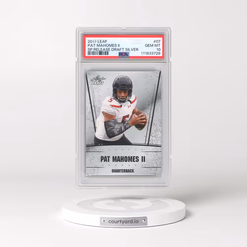 2017 Leaf Special Release Draft Silver #07 Pat Mahomes II (PSA 10 GEM MINT)