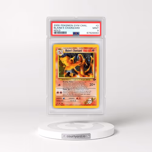 2000 Pokémon Gym Challenge #2 Blaine's Charizard - Holo (PSA 9 MINT)