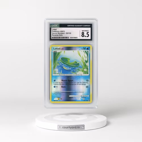 2007 Secret Wonders #92/132 Lotad - Reverse Holo (CGC 8.5 NM-MT+)
