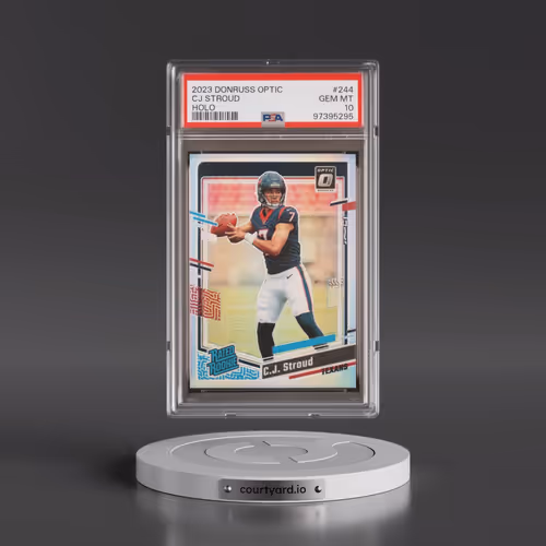 2023 Panini Donruss Optic #244 CJ Stroud - Holo (PSA 10 GEM MINT)