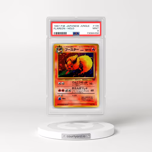 1997 Pokémon Jungle #136 Flareon - Holo (PSA 9 MINT)