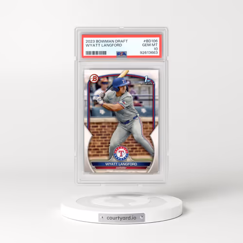 2023 Bowman Draft #BD106 Wyatt Langford (PSA 10 GEM MINT)