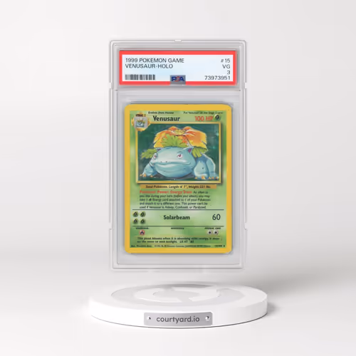 1999 Pokémon Game #15 Venusaur - Holo (PSA 3 VG)