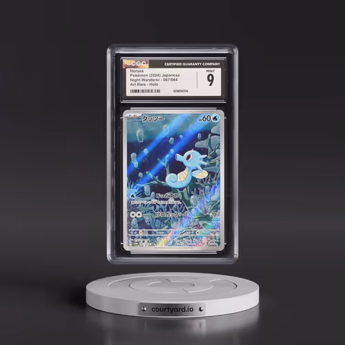2024 Pokémon Sv6a-Night Wanderer #067 Horsea - Art Rare (CGC 9 MINT)