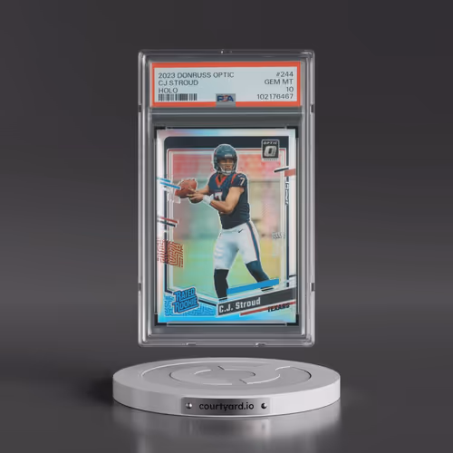 2023 Panini Donruss Optic #244 CJ Stroud - Holo (PSA 10 GEM MINT)