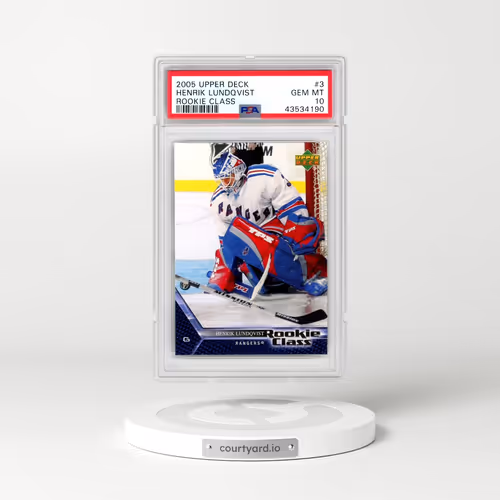 2005 Upper Deck Rookie Class #3 Henrik Lundqvist (PSA 10 GEM MINT)
