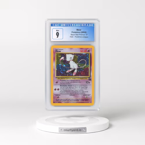2000 Black Star Promos #9 Mew - Holo (CGC 9 MINT)