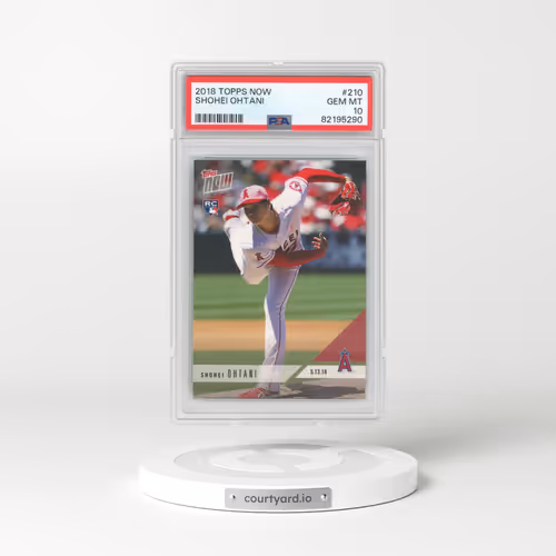 2018 Topps Now #210 Shohei Ohtani (PSA 10 GEM MINT)