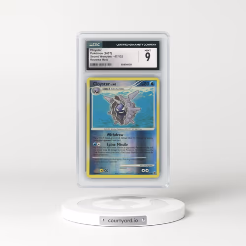 2007 Secret Wonders #47/132 Cloyster - Reverse Holo (CGC 9 MINT)