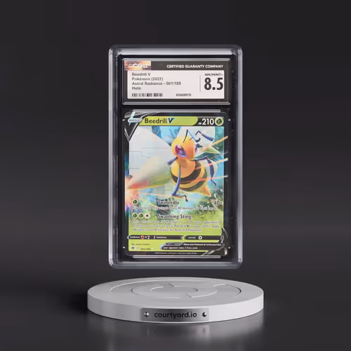 2022 Astral Radiance #001/189 Beedrill V - Holo (CGC 8.5 NM-MT+)
