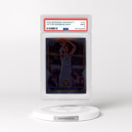 2022 Bowman Chrome University #101 Victor Wembanyama (PSA 9 MINT)