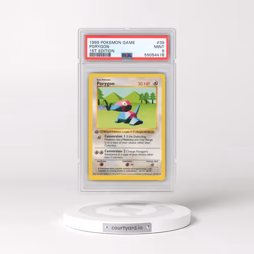 1999 Pokémon Game #39 Porygon - 1st Edition (PSA 9 MINT)