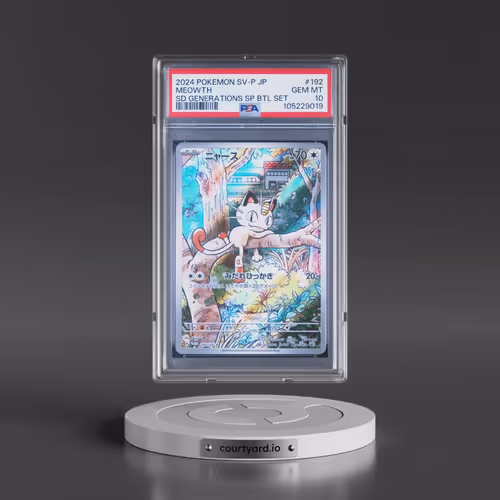 2024 Pokémon SV-P Promo #192 Meowth - Start Deck Generations Special Battle Set (PSA 10 GEM MINT)
