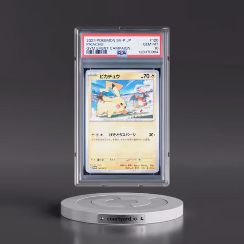 2023 Pokémon SV-P Promo #120 Pikachu - Gym Event Campaign (PSA 10 GEM MINT)