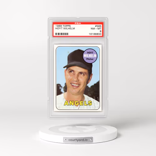 1969 Topps #565 Hoyt Wilhelm (PSA 8 NM-MT)