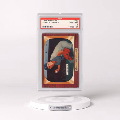 1955 Bowman #99 Jerry Coleman (PSA 8 NM-MT)