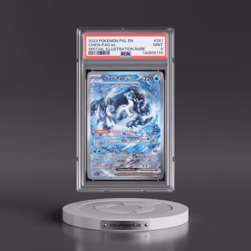 2023 Pokémon Pal EN-Paldea Evolved #261 Chien-Pao EX - Holo Special Illustration Rare (PSA 9 MINT)