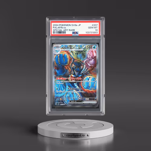 2024 Pokémon Sv8a-Terastal Fest EX #207 Palafin EX - Holo Special Art Rare (PSA 10 GEM MINT)