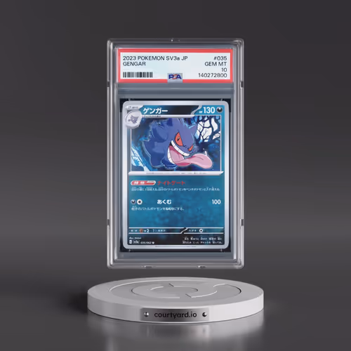2023 Pokémon Sv3a-Raging Surf #035 Gengar (PSA 10 GEM MINT)