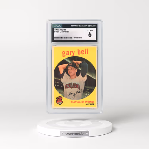 1959 Topps #327 Gary Bell (CGC 6 EX-NM)