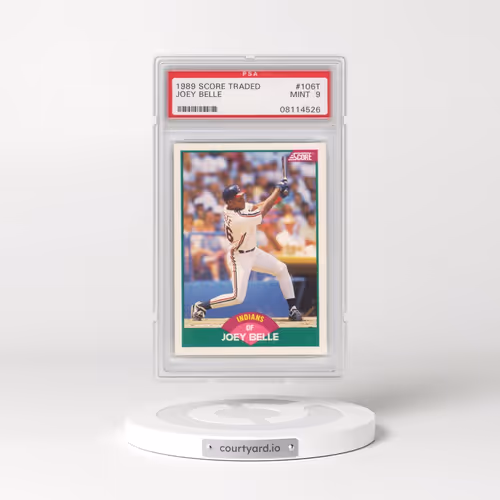 1989 Score Traded #106T Joey Belle (PSA 9 MINT)