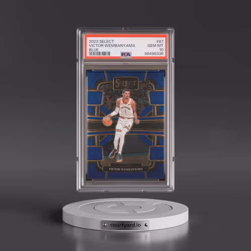 2023 Panini Select #87 Victor Wembanyama - Blue (PSA 10 GEM MINT)