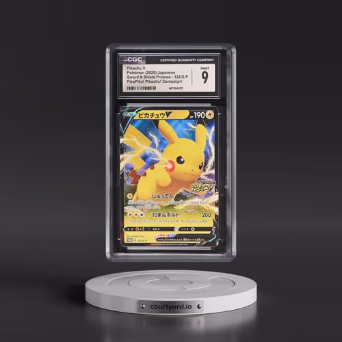 2019 Sword & Shield Promos #122/S-P Pikachu V - Holo PikaPika! Pikachu! Campaign! (CGC 9 MINT)