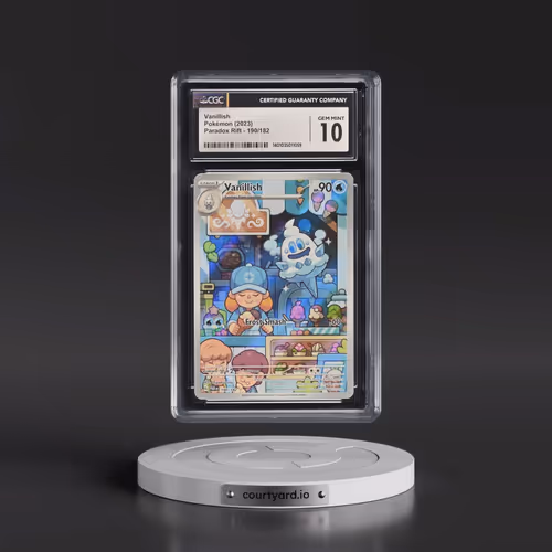 2023 Paradox Rift - PAR EN #190/182 Vanillish - Illustration Rare Holo (CGC 10 GEM MINT)