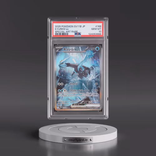 2025 Pokémon Sv11b-Black Bolt #168 Kyurem EX - Holo Special Art Rare (PSA 10 GEM MINT)