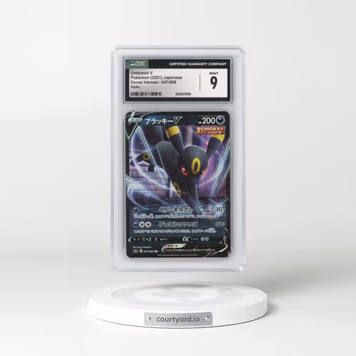 2021 Eevee Heroes #047/069 Umbreon V - Holo (CGC 9 MINT)