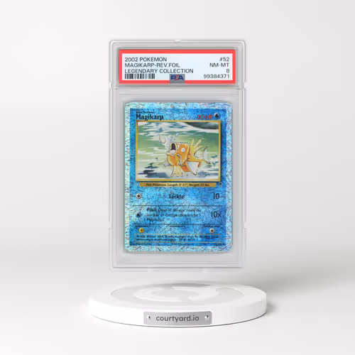 2002 Pokémon Legendary Collection #52 Magikarp - Reverse Foil (PSA 8 NM-MT)