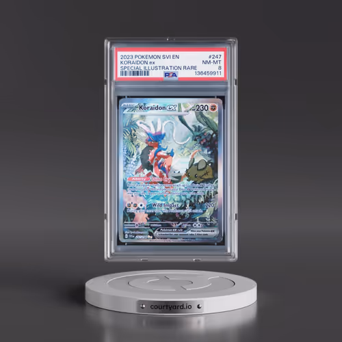 2023 Pokémon Svi EN-Scarlet & Violet #247 Koraidon EX - Holo Special Illustration Rare (PSA 8 NM-MT)