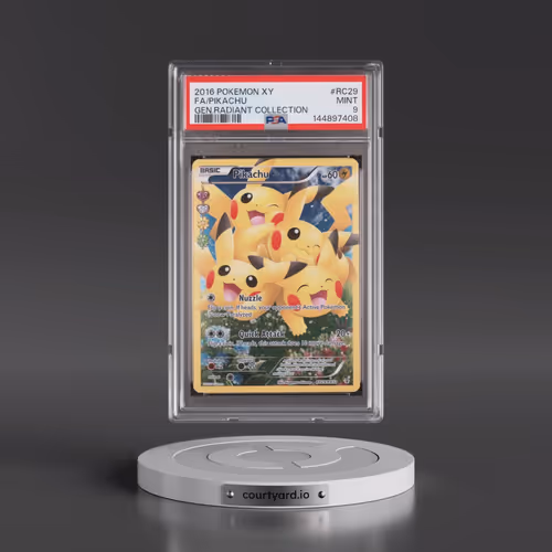 2016 Pokémon XY Generations Radiant Collection #RC29 Pikachu - Full Art (PSA 9 MINT)