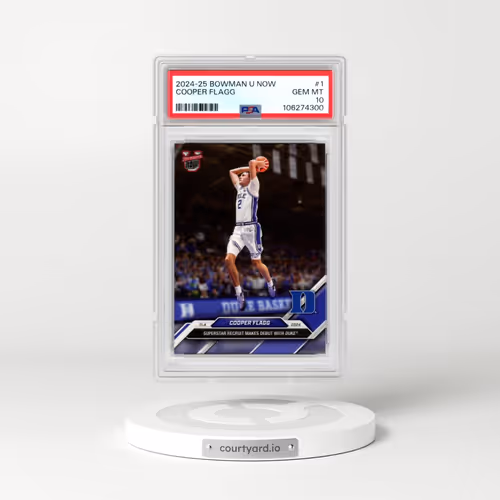 2024 Bowman U Now #1 Cooper Flagg (PSA 10 GEM MINT)