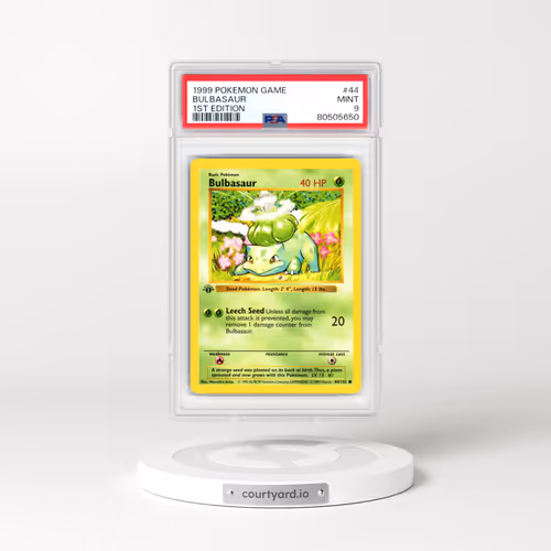 1999 Base Set #44 Bulbasaur - 1st Edition 1st Edition (PSA 9 MINT)