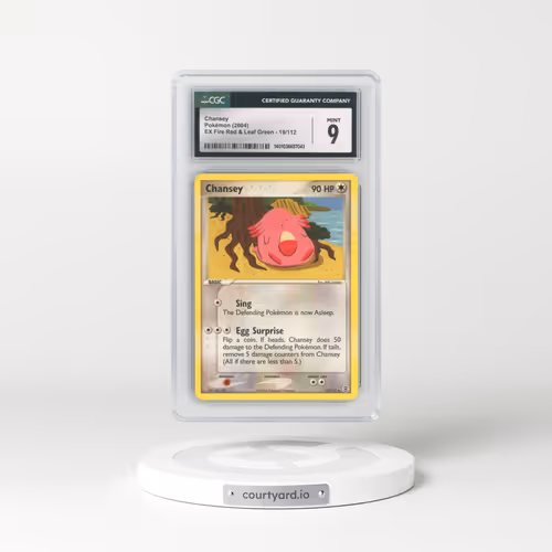 2004 EX Fire Red & Leaf Green #19/112 Chansey (CGC 9 MINT)