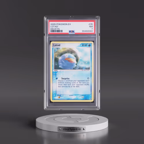 2005 Pokémon EX Deoxys #35 Lotad (PSA 7 NM)