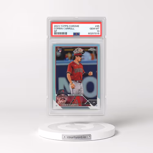 2023 Topps Chrome #95 Corbin Carroll - SP (PSA 10 GEM MINT)