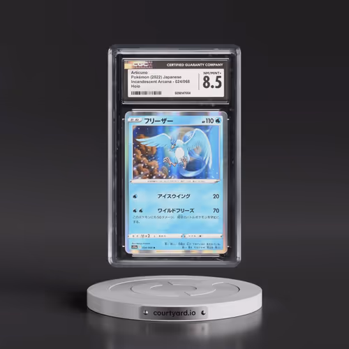 2022 Incandescent Arcana #024/068 Articuno - Holo (CGC 8.5 NM-MT+)